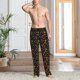 thumbnail image 2 of Fotbe Berries Pantalones de Pijama para Hombre, Pantalones de Dormir, Pantalones de Casa con Cintura Ajustable y Bolsillos-Medium, 2 of 6