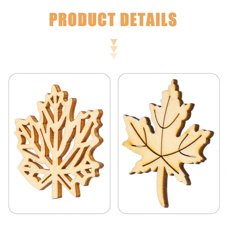 EXCEART 80pcs Hollow Leaf Wood Chips Thanksgiving Ornament Handmade  Painting Cutouts Craft Wood Wooden Shapes for Crafts Wooden Maple Leaf  Cutouts Unfinished Wood Cutouts Leaves Graffiti - Yahoo Shopping