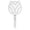 White, variant on 4-in-1 Foldable Electric Fly Swatter, Rechargeable Bug Zapper Racket with Safety Mesh, USB Handheld Mosquito Killer for Indoor & Outdoor,Pink