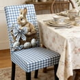 thumbnail image 6 of Hometravel Stretch Easter Bunny Chair Cover, Rabbit Print Seat Protector, Festive Table Chair Decoration for Dining Room, Home Holiday Party, 6 of 6