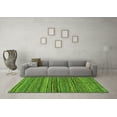 thumbnail image 3 of Ahgly Company Indoor Square Abstract Green Modern Area Rugs, 6' Square, 3 of 4