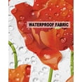 thumbnail image 6 of Outdoor Throw Pillow Cover Blossom Orange Poppy Flowers Waterproof Cushion Covers 2 Pack Spring Watercolor Floral on White Pillow Cases Home Decoration for Patio Garden Couch Sofa, 6 of 7