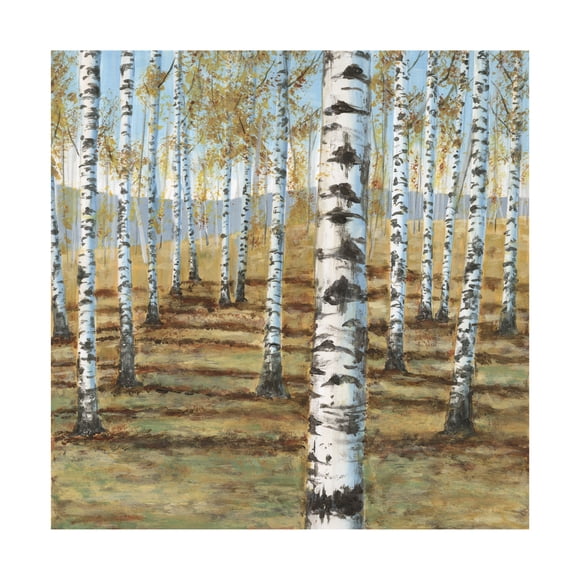 Trademark Fine Art Michael Willett Birch Hillside I Canvas Wall Art