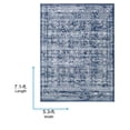 thumbnail image 4 of Livabliss Area Rugs for Living Room, 5x7 Roma Traditional Blue Rug, Bedroom Dining Room Home Decor Stain Resistant Carpet (5'3" x 7'1"), 4 of 8