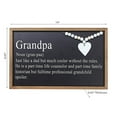 thumbnail image 2 of IH Casa Decor Framed Definition Of Grandpa Sign, 2 of 3