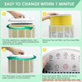 thumbnail image 3 of HSIAMEN RP-AP088-F1 Compatible with RENPHO Air Purifier Replacement Filter RP-AP088W RP-AP088 RP-AP088B, 5-Stage H13 True HEPA Filters w/Activated Ca, 3 of 8