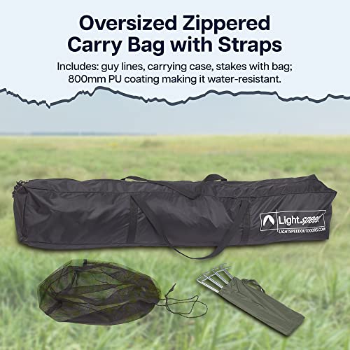 Lightspeed Outdoors Xtra Wide Quick Set Up Privacy Tent, Toilet, Camp Shower, Portable Changing Room - image 4 of 6