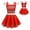 Red, variant on Girls Zombie Cheerleading Dress Halloween Fancy-Dress Costume Outfit 3-8T