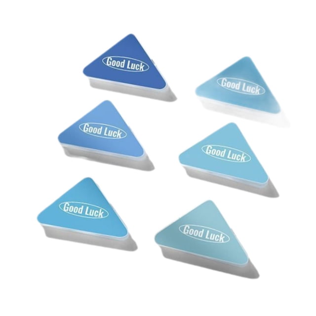 Siruishop 6 Pcs Clip d'Angle de Page de Livre Clips de Reliure Utiles pour Papeterie Enseignant Bureau Bleu