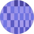 thumbnail image 1 of Ahgly Company Indoor Round Patterned Purple Mimosa Purple Area Rugs, 8' Round, 1 of 6