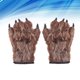 thumbnail image 2 of 1 par de guantes de garra de lobo horribles de Halloween disfraces de Cosplay de animales accesorios de vestir de fiesta guantes divertidos de hombre lobo accesorios de truco, 2 of 5
