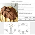 thumbnail image 3 of Camicover  Winter Thick Sanding Fake Dickey Collar Half Shirts Blouse for Women Men, 3 of 5