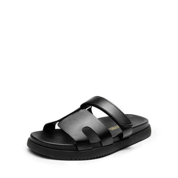 Dream Pairs Women's Flat Slide Sandals, Comfortable Slip On Platform Sandals For Women Dressy Summer