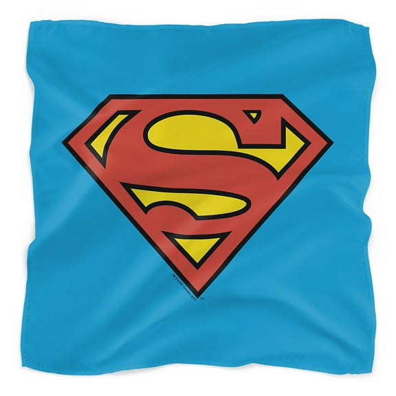 Superman S Logo Bandana (21 in x 21 in)