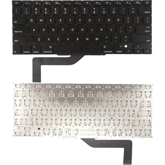 Keyboard for MacBook Pro A1398 15" Series Black US /Retina A1398 2012 2013 2014 Layout, Compatible with Part# MC975 MC976 Compatible for Model no MC975LL/A, MC976LL/A, MD831LL/A, ME665LL/A ME664LL/A