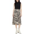 thumbnail image 1 of Sanctuary Clothing - Falda a media pierna con estampado animal para mujer, beige, extra pequeña, 1 of 1