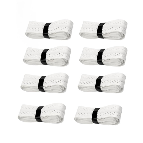 8Pcs Tennis Grip Head Overgrips AntiSlip Tennis Rackets Grip AntiSkid Sweat Tape for Tennis, Squash and Badmintons