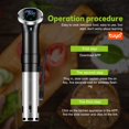 thumbnail image 3 of Cooking machine WiFi Sous Cooker Machine Immersion Circulator Quiet 1100 Watts  APP Accurate Temperature and Time Digital Display  Sous Cooker, 3 of 7
