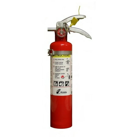 Kidde Pro Plus Multi-Purpose Dry Chemical Fire Extinguisher-ABC Type, 2.5 lb Cap. Wt.