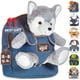 thumbnail image 1 of Peluche Backpack Naturally KIDS Wolf para niños de 3 a 10 años, 1 of 9
