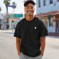 thumbnail image 3 of Dalix Ghost Mode Heavy Cotton Short Sleeve Summer Tee Mens in Black 2XL XX-Large, 3 of 5