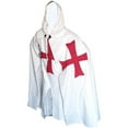 thumbnail image 3 of Medieval Crusader Knight Tunic Cloak Cape Set Templar Knights Reenactment Costume, 3 of 4