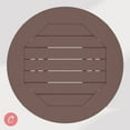 thumbnail image 4 of Costaelm Paradise Outdoor HDPE 35" Round Counter Height Patio Bar Table, Dark Brown, 4 of 9
