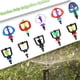 thumbnail image 2 of Rotating Sprinkler 90/180/360 Degrees Micro Spinning Spayers Head 1/4'' Barb with Stake Garden Dirp Irrigation Watering Nozzles He Qiyong unisex, 2 of 2