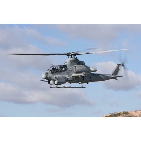 Usmc Helicopter - Laminated Poster Bell Ah-1 Super Cobra Attack Helicopter Poster Picture Usmc Usa Poster Print 24 x 36