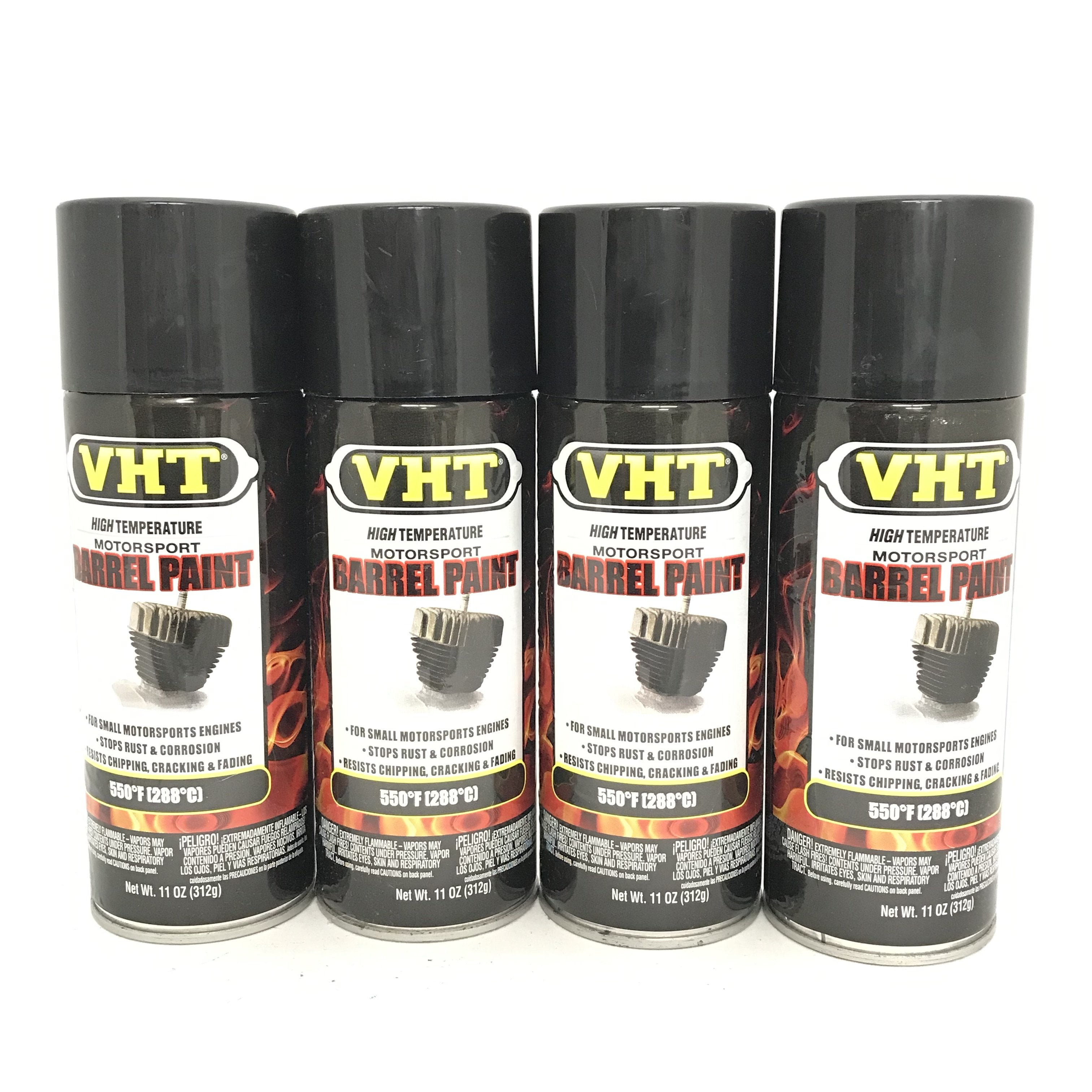 VHT SP9054 PACK GLOSS BLACK High Temperature Barrel Paint with Ceramic