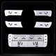 thumbnail image 3 of Car Rear Air Conditioning Seat Adjustment Button Cover Decoration Sticker for XJ 2010-2019, 3 of 5