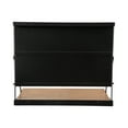 thumbnail image 6 of Kate and Laurel McAllister Floating Magnetic Chalkboard Shelf Desk, Rustic Brown/Black, 6 of 10
