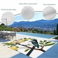 thumbnail image 4 of Fsddascl Summer Lemon Outdoor Rug for Patio/Deck/Porch, Non-Slip Large Area Rug 4 x 6 Ft, Watercolor Birds Vintage Indoor Outdoor Rugs Washable Area Rugs, Reversible Camping Rug Carpet Runner, 4 of 5