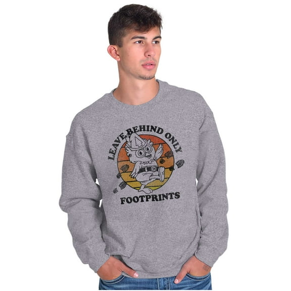 Woodsy Owl Don't Pollute U.S. Forest Sweatshirt for Men or Women Brisco Brands S