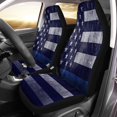 thumbnail image 2 of RYLABLUE Set of 2 Car Seat Covers An Aged Textured Law Enforcement Support Flag A Thin Blue Line Universal Auto Front Seats Protector Fits for Car,SUV Sedan,Truck, 2 of 5
