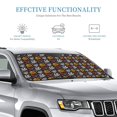 thumbnail image 3 of Fuzoiu Pumpkin And Flying Bat Print Car Windshield Sunshade,Foldable Reflective Sun Visor,Windshield Sun Shade,UV Rays Sun Visor Shade,Auto Front Sun Shield Shade-Medium, 3 of 8