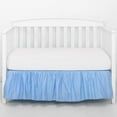 thumbnail image 3 of Washranp Crib Ruffle Skirt,Solid Color Soft Breathable Nursery Bedding Dust Pleated Cover for Bedroom, 3 of 4