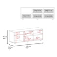 thumbnail image 4 of FM FURNITURE Parker TV Stand with a Door Engineered Wood White, 4 of 6