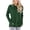 Army Green, variant on LEAVINGSUO Fall Womens Tops Long Sleeve,Fashion Woman Long Sleeve T-Shirt Autumn Solid Pocket Loose Blouse Tops Army Green L