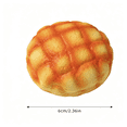 thumbnail image 4 of Simulation Soft Bread Shape Squishy for Adults Slow Rebound PU Sensory Gadget Realistic Pastry Office Desk Accessory Pressure Relief Tool 1 Pack, 4 of 6