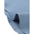 thumbnail image 6 of MODA NOVA Juniors Sweet Ruffle Peter Pan Collar Button up Work Shirts Grey Blue S, 6 of 7