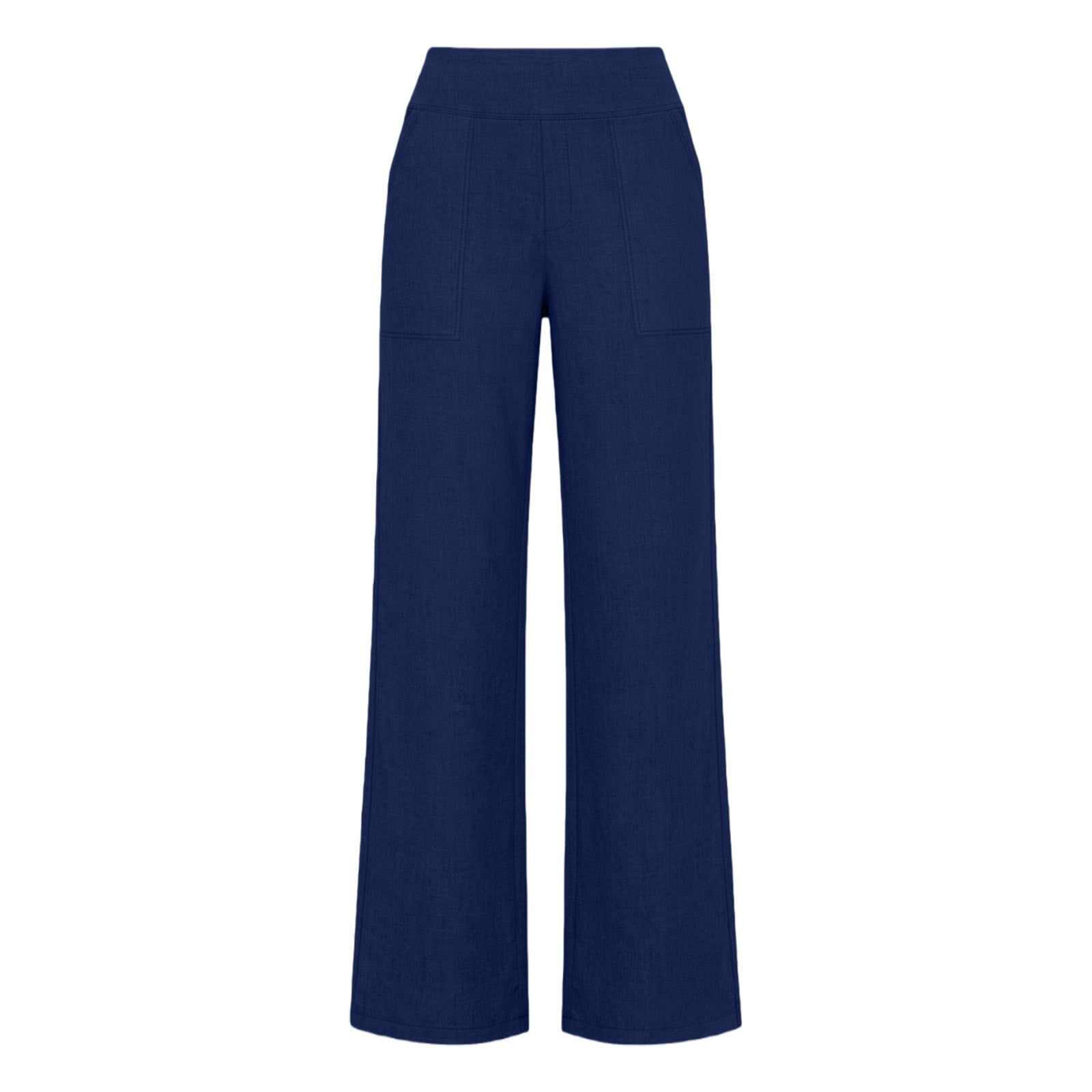 Weikingp Womens Linen Wide Leg Pants，Beach Pants For Women Vacation Beach Pants Flowy Linen Pants For Women Boho Pants For Women Womens Casual Linen Pants Flowy Pants Blue M