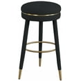 thumbnail image 4 of Tabouret de bar en tissu bouclé corail, 4 of 20