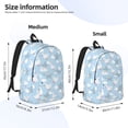 thumbnail image 2 of Honeii Cute Goose On A Blue Sky Print Canvas Backpack for School & Outdoor,Laptop Excursion Backpack,Notebook School Bookbag For Men Women,for Work, Travel, and Everyday Use-Small, 2 of 5