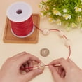 thumbnail image 2 of 1.5mm Waxed Cord 100 Yards Red Waxed Threads Wax Cotton Cord Waxed Beading String Twine for DIY Bracelet Necklaces Dreamcatcher Jewelry Making Sewing Macrame Sewing Project, 2 of 9