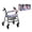 Butterfly US Flag Tie-dye, variant on COEQINE Rollator Seat & Roller Bar Covers with Large Capacity Storage Organizer 3 Pieces Set, Reusable Rollator Walker Accessories Gifts for Elderly, Dark Purple Gold Marble