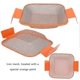 thumbnail image 4 of Sieve Net Portable Filter Screen Water Proof Leak Net For Fishing Competitionorange1pcs), 4 of 5