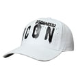 thumbnail image 1 of Gorra de béisbol DSQUAREDS2 ICON blanca para adultos, 1 of 2