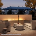 thumbnail image 4 of Costway 13 FT Large Patio Umbrella with LED Solar Lights Crank Handle 12 Heavy-Duty Ribs Navy, 4 of 10
