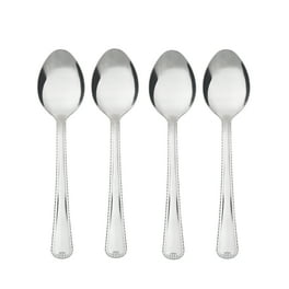 Mainstays Lace Stainless Steel Adult Teaspoon, 4-Piece Set